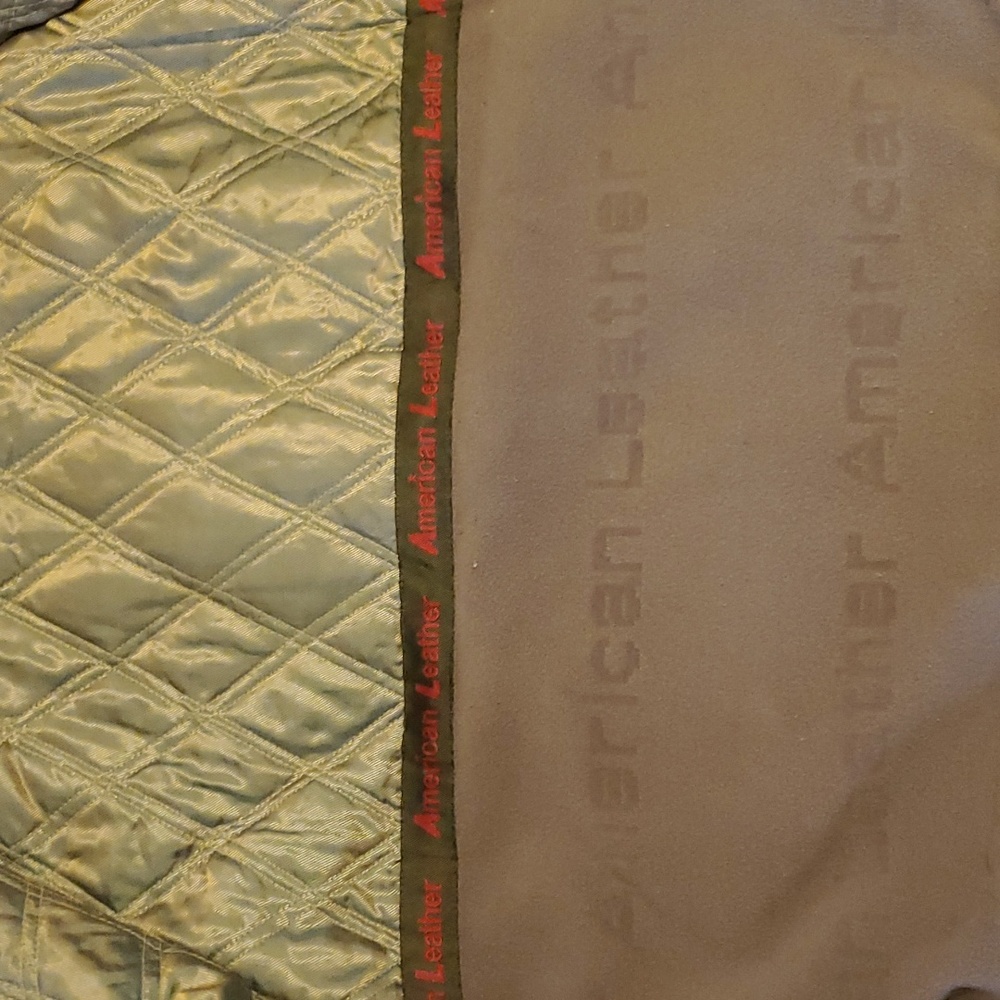 Vintage American made bomber leather jacket - Picture 3 of 4